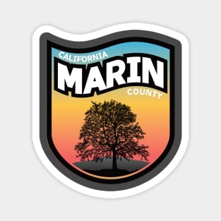 Marin County California Sunset Magnet