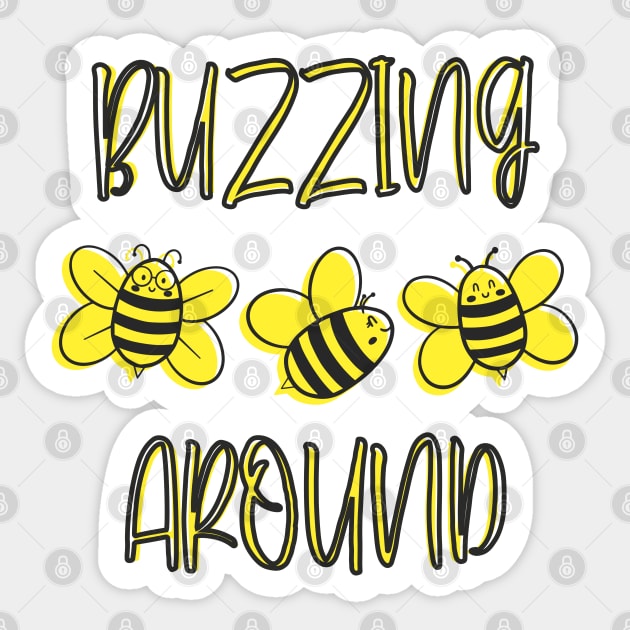 Cute Wholesome Bee Save the Bees Bumblebee' Sticker