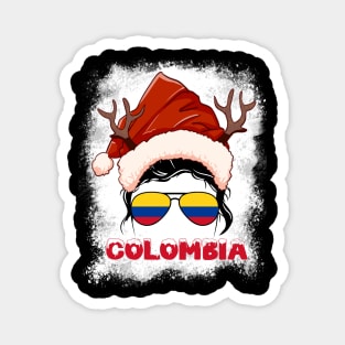 Colombia girl, Colombian Christmas gift , Regalo Navidad Colombia Magnet