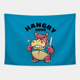 Hangry Hippo Tapestry