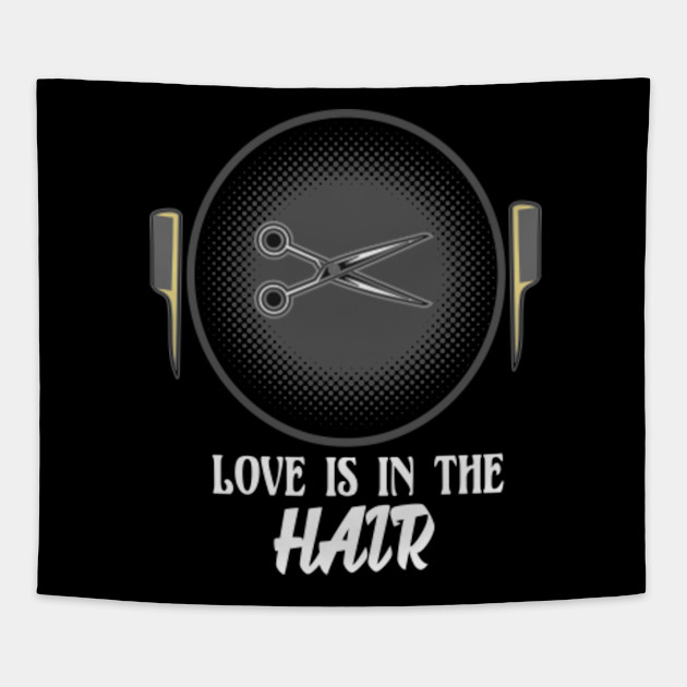 Barber Hairdresser Scissors Gift Hair Scissors Tapestry