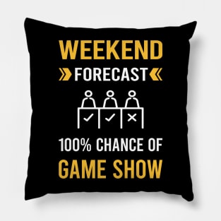 Weekend Forecast Game Shows TV Show Pillow