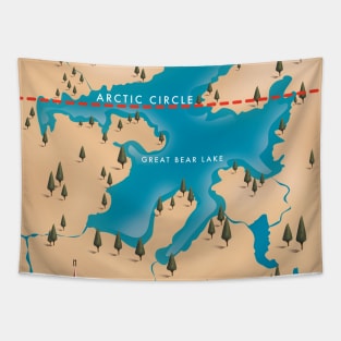 Great bear lake Canada Tapestry