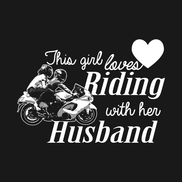 This Girl Loves Riding with her Husband by CANVAZSHOP