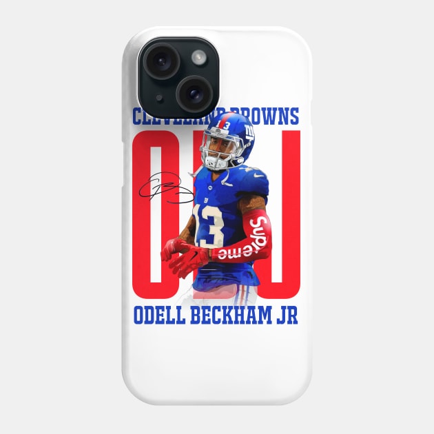 Odell Beckham Jr Aesthetic Tribute 〶 Phone Case by Terahertz'Cloth