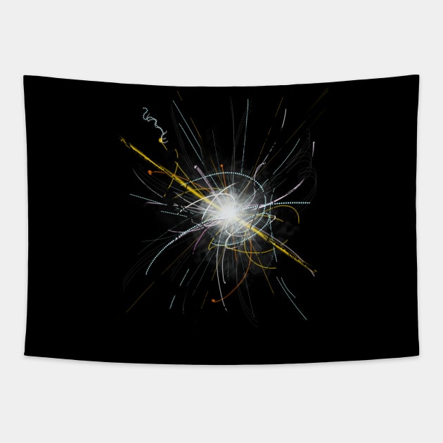 Particle Physics Higgs Boson Tapestry by Blacklinesw9