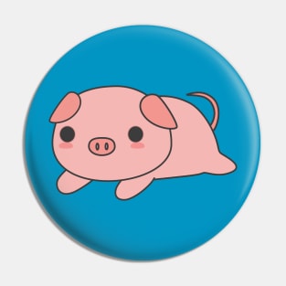 Cute Pig T-Shirt Pin