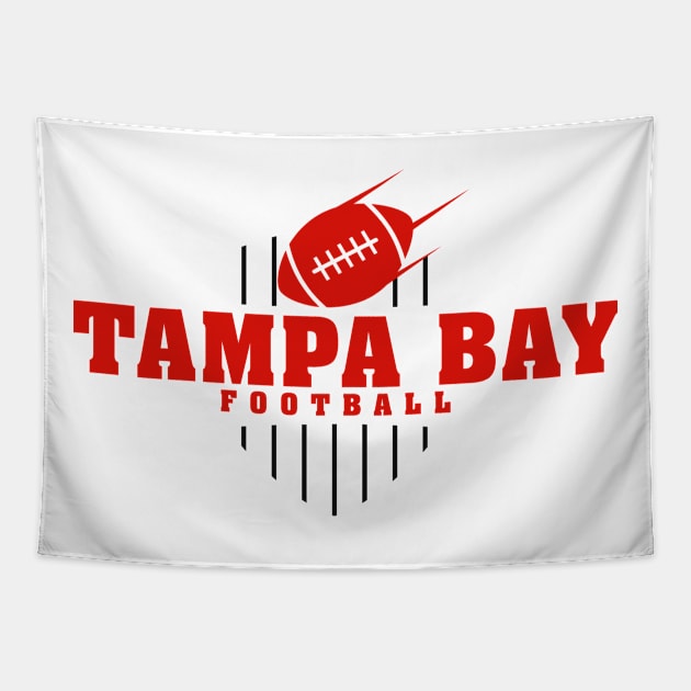 Tampa Bay Football Team Color Tapestry by Toogoo