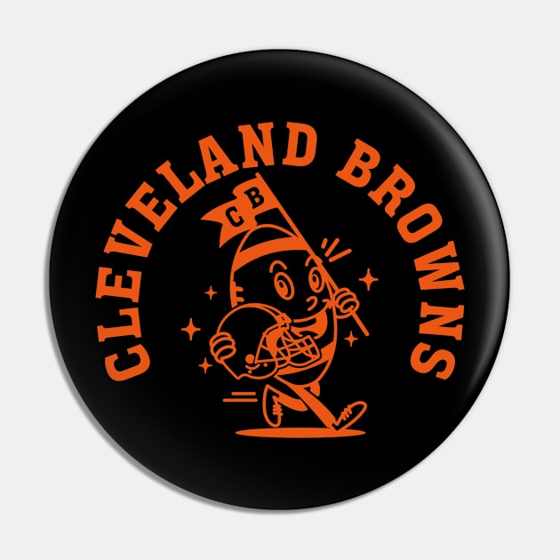 Cleveland Browns mascot Pin by pump logos