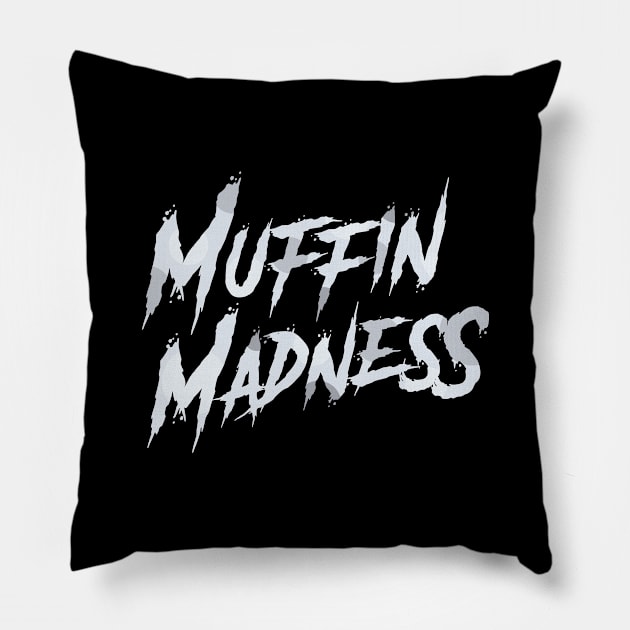 Muffin Madness Pillow by Yue