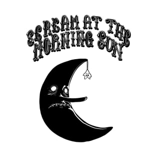 SCREAM AT THE MORNING SUN - BLACK PRINT T-Shirt