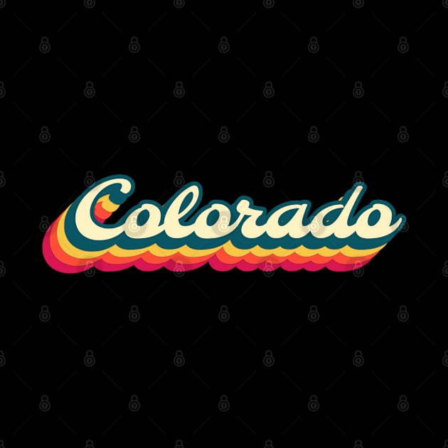 Retro Vintage Sunset Colorado by Inspire Enclave