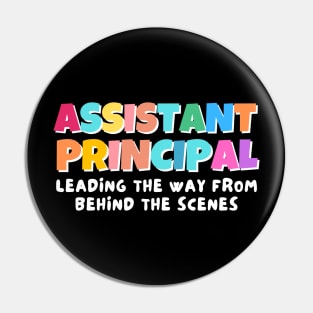 assistant principal leading the way from behind the scene Pin