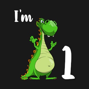 I'm 2 Dino's kid's birthday party T-Shirt