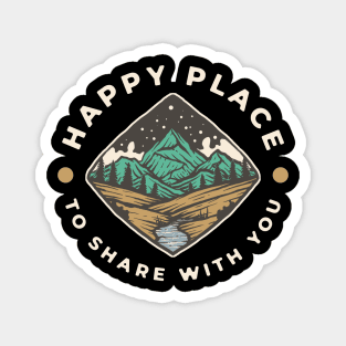 Happy Place Magnet