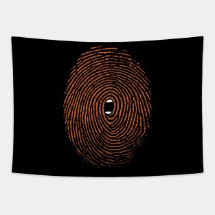 Time Cover Trump Fingerprint Tapestry