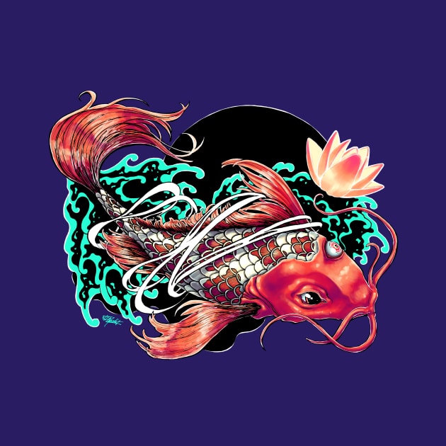 Third-Eye Koi by Indi Martin