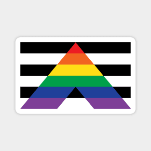 Straight Ally Pride Magnet