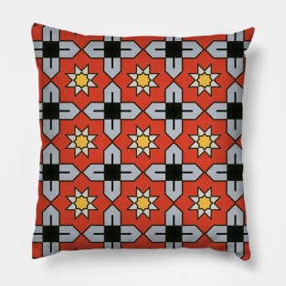 Seamless Pattern, Moroccan Mosaic Pattern Pillow