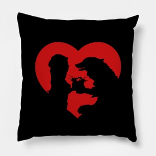 Red Riding Hood and The Wolf together Pillow