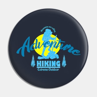 Adventure hiking mountains are calling Pin