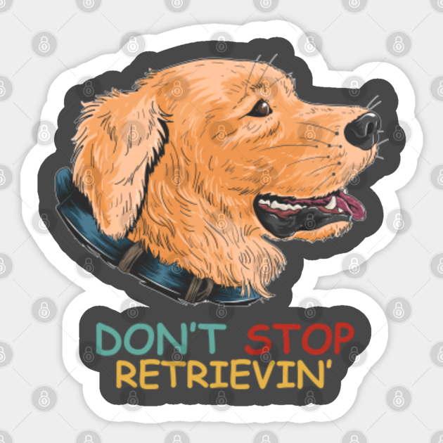 Golden Retriever Lovers Gift Golden Retriever Lovers Gift Sticker Teepublic Uk