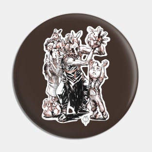 The Cruel Cuteness Hoarder Pin