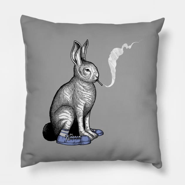 Carrot Smoke Magic Trick Pillow by pigboom