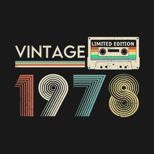 Vintage 1978 Limited Cassette T-Shirt