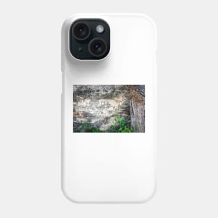 Autograph Rock in Oklahoma Panhandle Phone Case