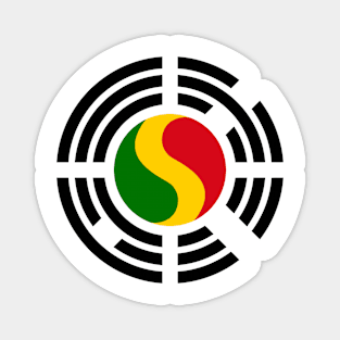 Korean Mali Multinational Patriot Flag Series Magnet