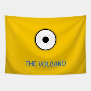 MINI YELLOW VOLCANO Tapestry