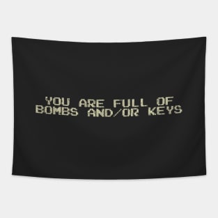 You Are Full of Bombs and/or Keys 1985 Tapestry