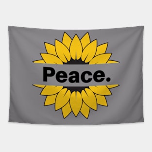 Peace in the World - Take These Pocket Sunflower Seeds Tapestry