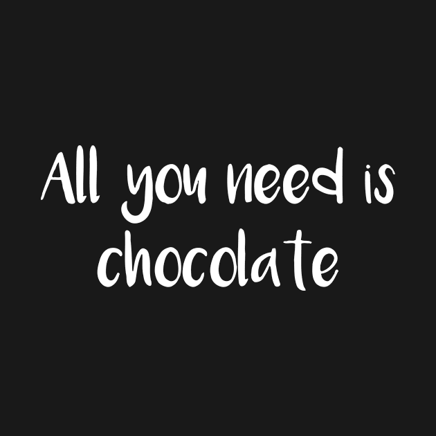 All You Need Is Chocolate by Jhonson30