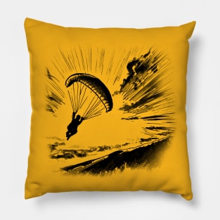 Paragliding at the Beach Pillow