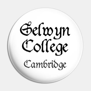 Cambridge Selwyn College Medieval University Pin