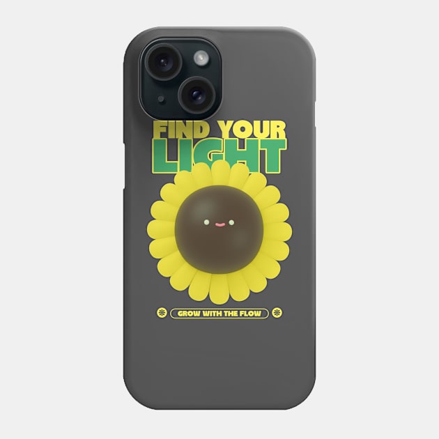 Find Your Light Phone Case by Happy. Healthy. Grateful.