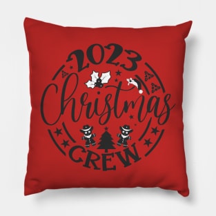 2023 Christmas Crew Family Friends Matching Pillow