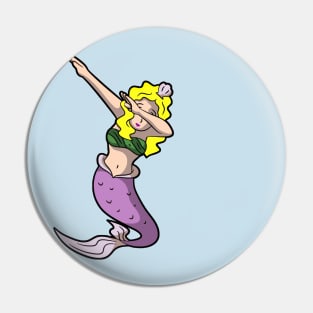 blonde dabbing mermaid Pin