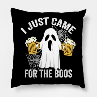 Funny Halloween Beer Shirt Pillow