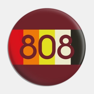 TR-808 STRIPES & FONT #2 Pin