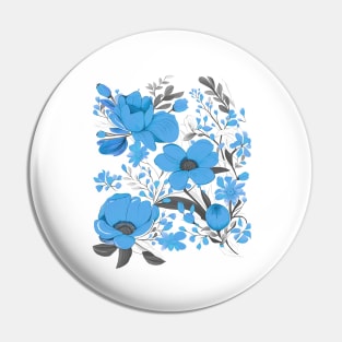 Summer floral Garden Pin