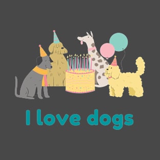 I Love Dogs T-Shirt