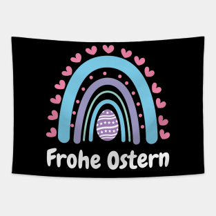 Frohe Ostern German Easter Tapestry