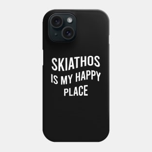 Skiathos is my happy place Phone Case