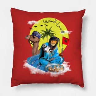 Sahara morocco tea Pillow