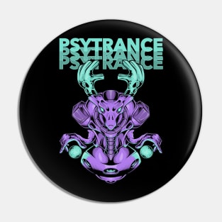 Alien Ufo DJ Psytrance Pin