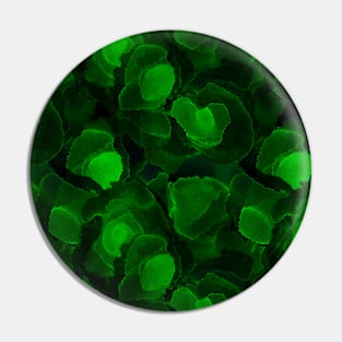 Watercolor Emerald Green Pin