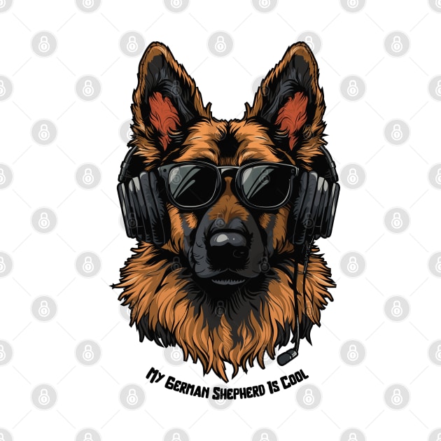 Cool Dogs - Sounds and Shade - German Shepherd by EverGreene